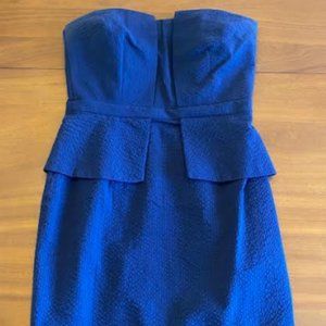 Banana Republic Strapless Peplum Structured Dress